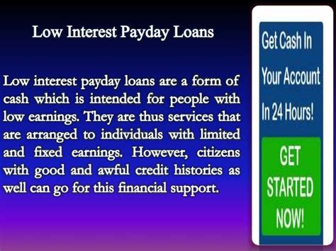 Nearest Payday Loan With Low Interest